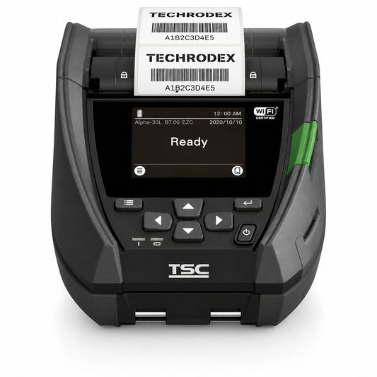 TSC Alpha-30L Mobile Barcode Label Printer – 203 dpi (A30L-A001-1002)