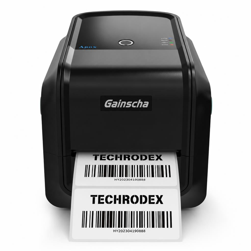 Gainscha GA-2408T Desktop Barcode Label Printer – 203 dpi